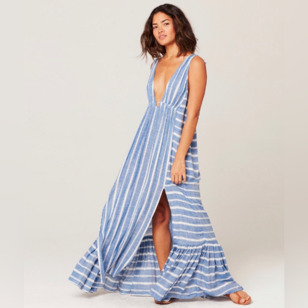 L*Space Allison Dress in Poolside Stripe size XL